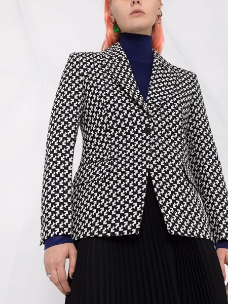off white wool blazer