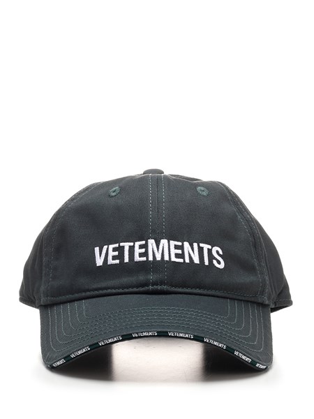 Vetements Uomo Cappello da baseball verde con logo | Al Duca d'Aosta