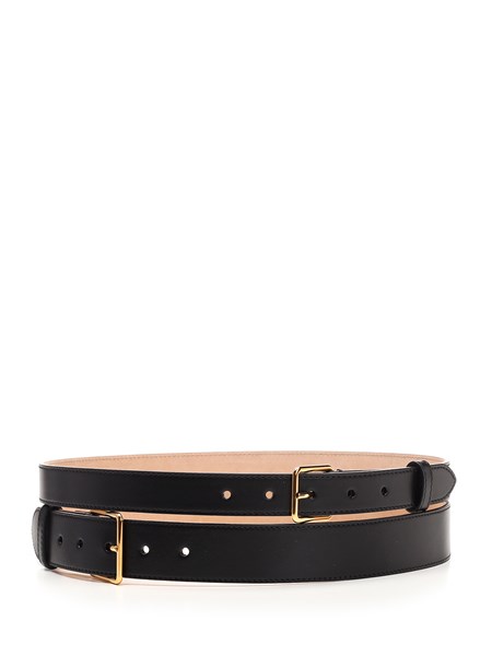 alexander mcqueen double wrap belt