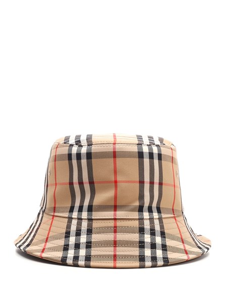burberry check hat