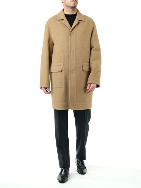 beige wool coat men