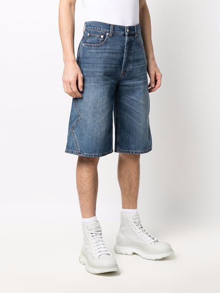 baggy denim shorts