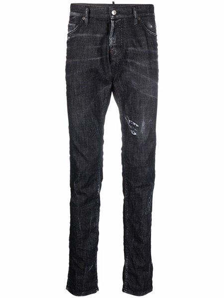 Dsquared 2 Uomo Jeans nero slavato | Al Duca d'Aosta