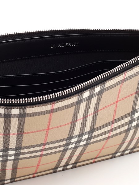 burberry check pouch