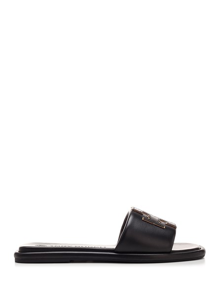 tory burch striped slide