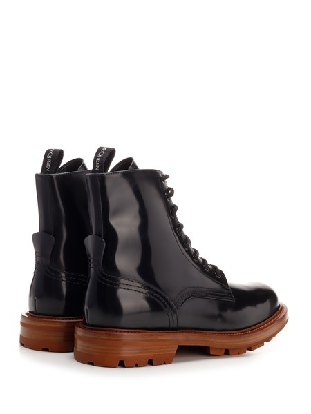 Alexander Mcqueen Uomo Stivaletto nero lucido | Al Duca d'Aosta