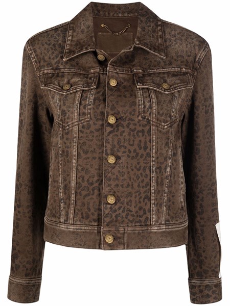 Golden Goose Leopard-print denim jacket 