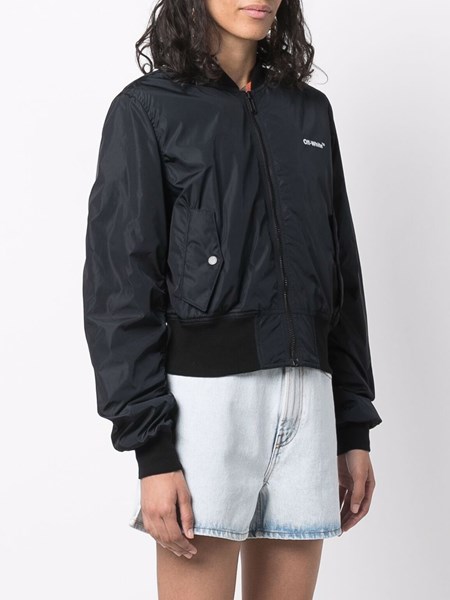 off white womens bomber jacket