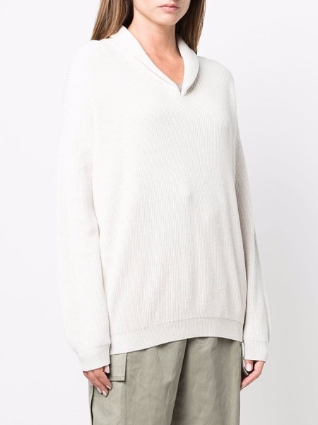 Ribbed cotton sweater