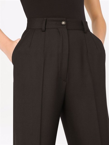 Dolce \u0026 Gabbana Donna Pantaloni palazzo con risvolto | Al Duca d'Aosta
