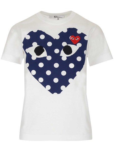 Comme Des Garcons T-Shirt in cotone nero con cuore Nero - Abbigliamento  T-shirt maniche corte Uomo 90,00 €
