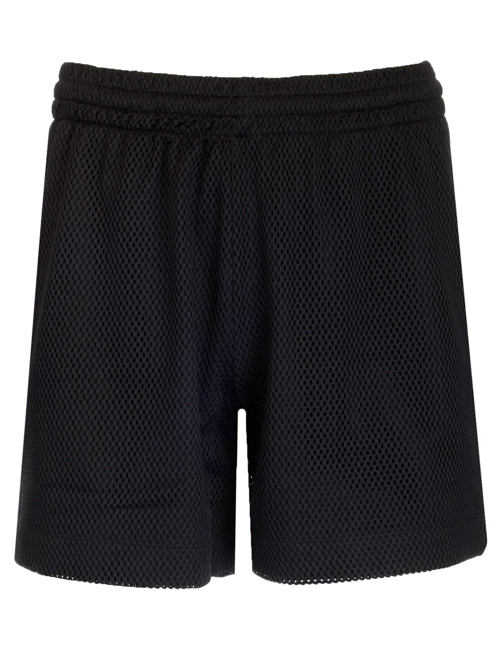 Dries Van Noten Black mesh shorts for Men - US | Al Duca d'Aosta