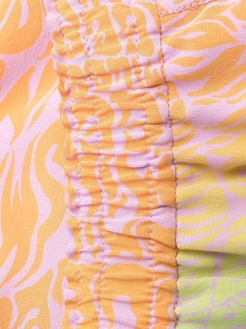 Stella McCartney Woman Shorts In Silk With Orange Floral Print Save 47% Womens Clothing Shorts Mini shorts 