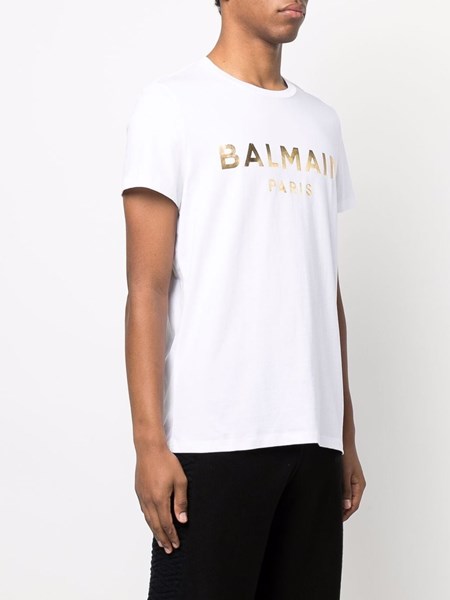 Balmain Logo t-shirt for Men - GB | Al ...