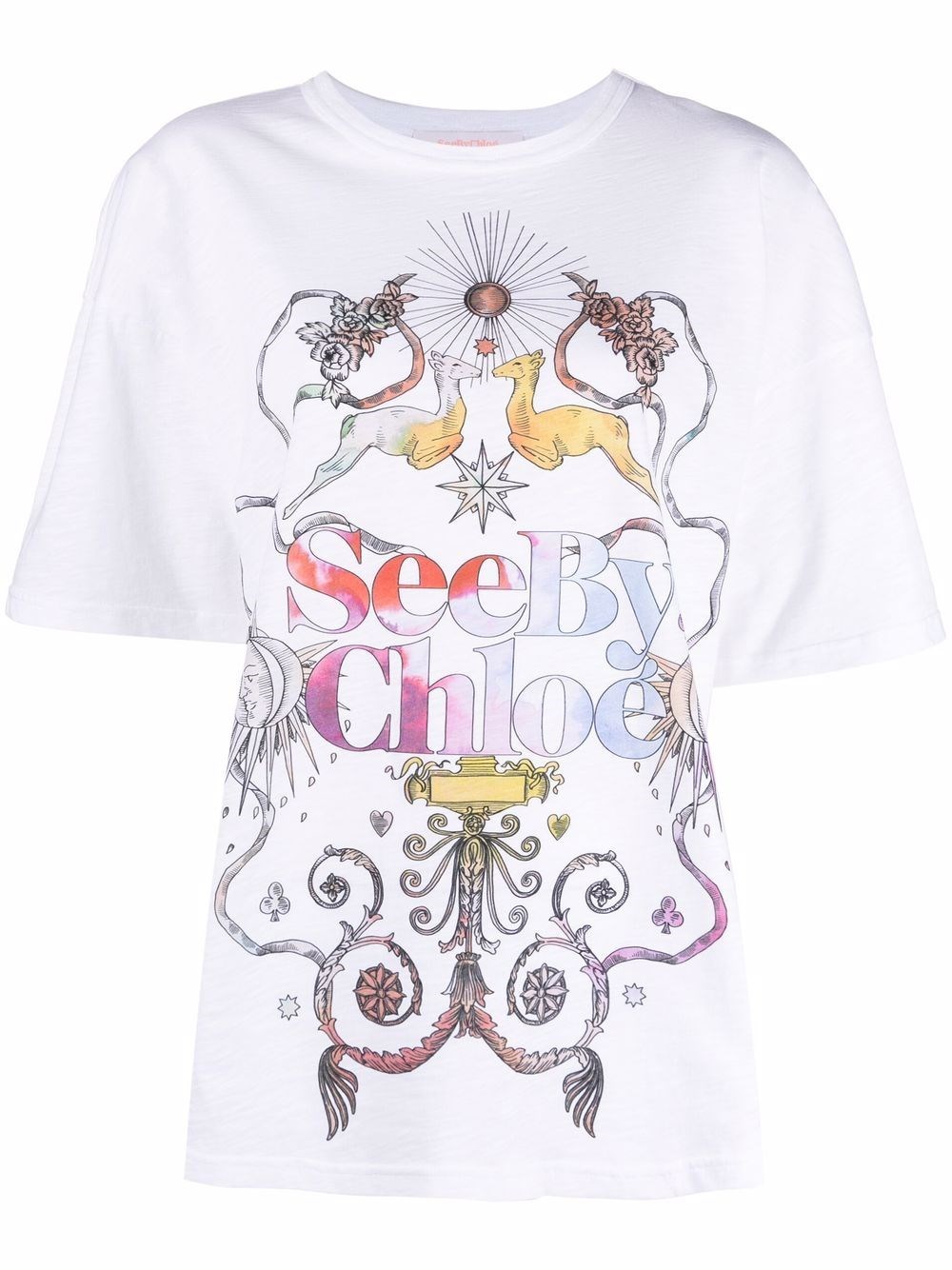 See By Chloe' Printed t-shirt for Women - US | Al Duca d'Aosta