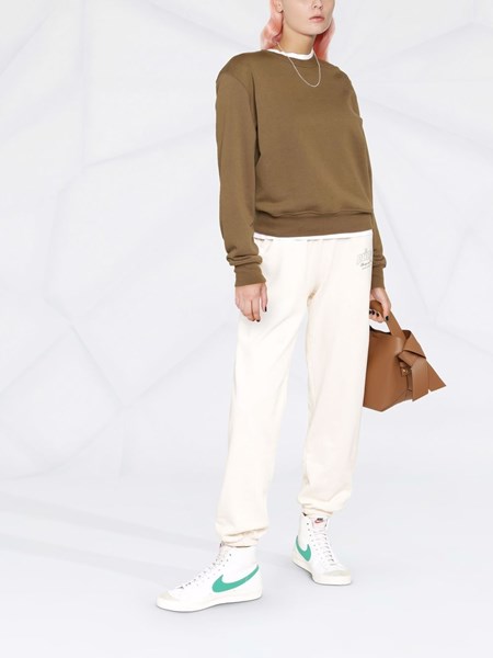 Sporty \u0026 Rich Ivory cotton sweatpants 