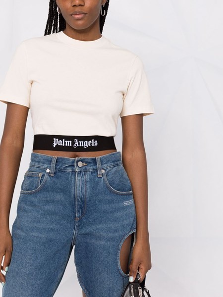 Palm Angels Cropped t-shirt for Women 