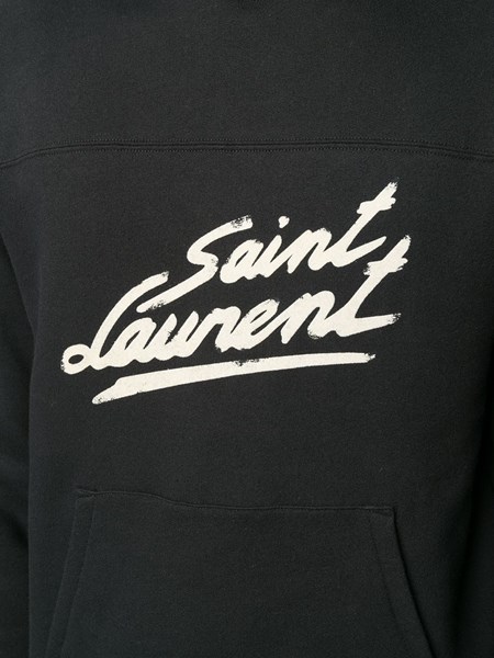 saint laurent black hoodie