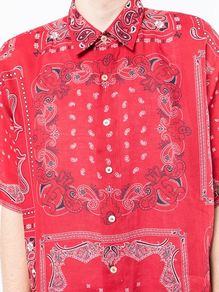 Etro Red paisley shirt for Men - GB 
