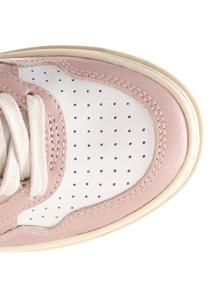Autry Donna Sneaker alta bianca e rosa cipria | Al Duca d'Aosta