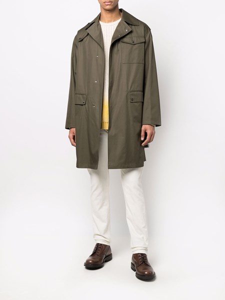 army green duster jacket