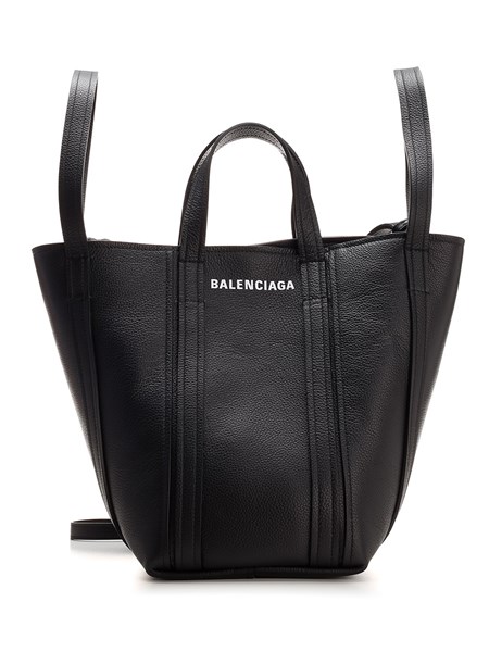 balenciaga everyday small logo tote bag