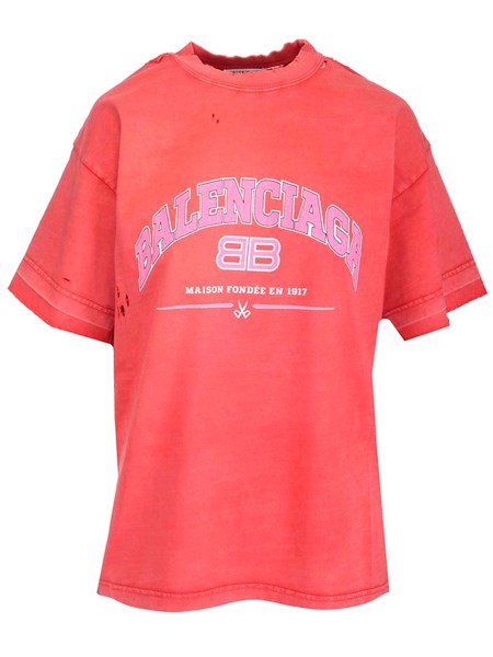 Balenciaga Donna T-shirt oversize con logo | Al Duca d'Aosta