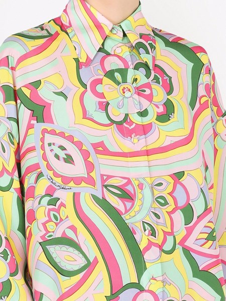 Dolce \u0026 Gabbana 60s print silk shirt 