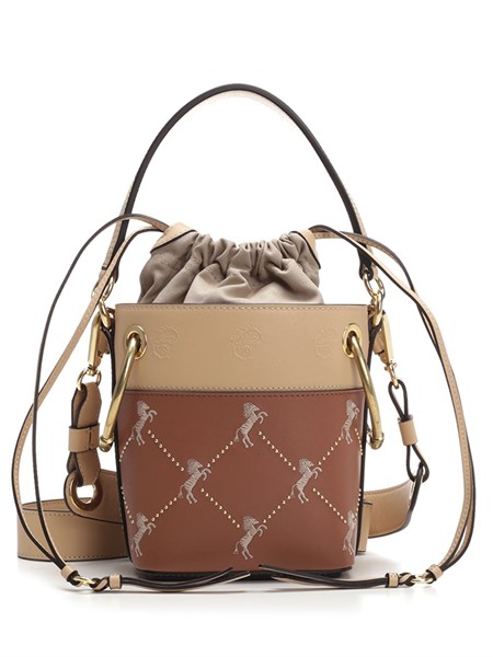 roy small leather bucket bag