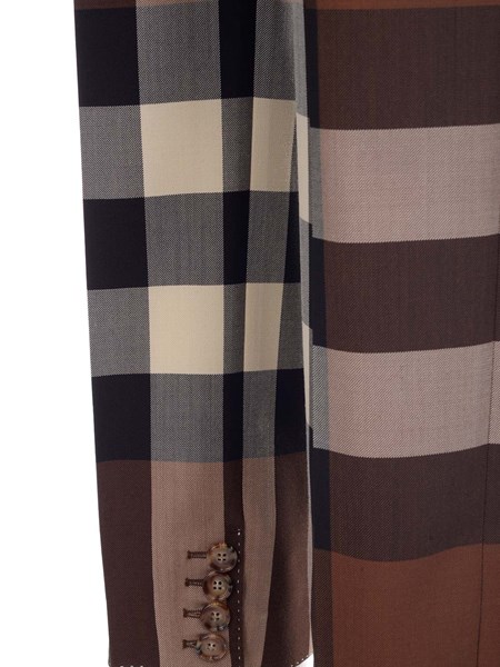 Burberry Tartan wool trousers for Women 