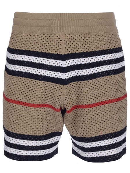 Burberry Uomo Bermuda beige in mesh | Al Duca d'Aosta