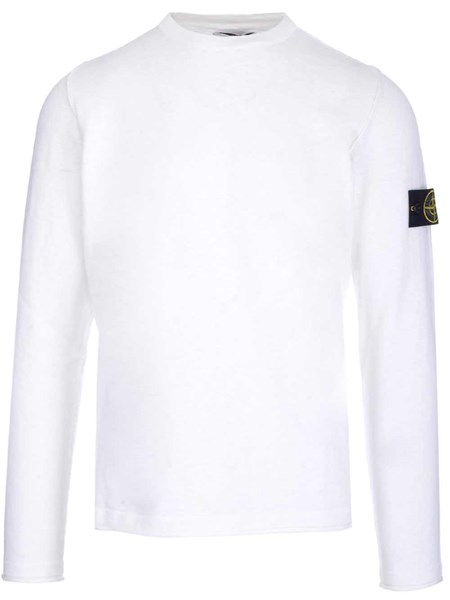 Stone Island Uomo Maglia girocollo bianca | Al Duca d'Aosta