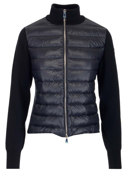 moncler padded knit jacket womens