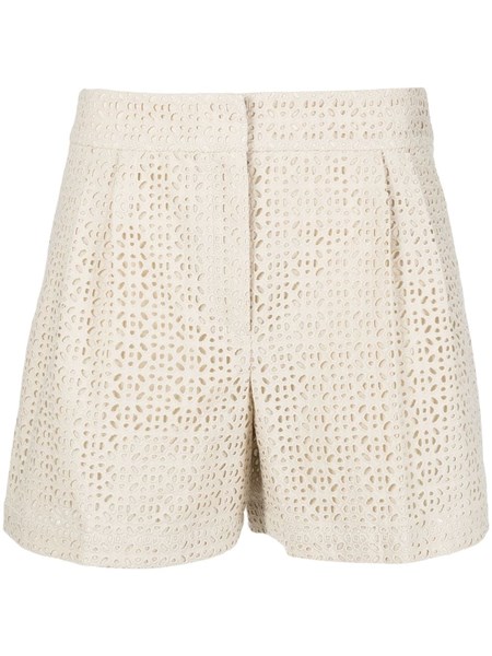 Theory Ivory macrame shorts for Women 