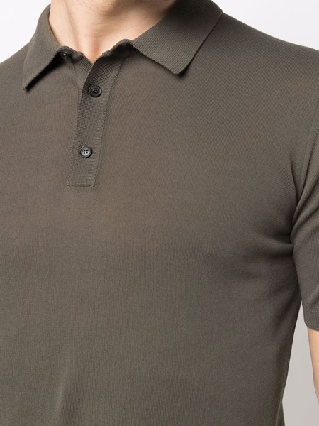 Roberto Collina Army green polo shirt 