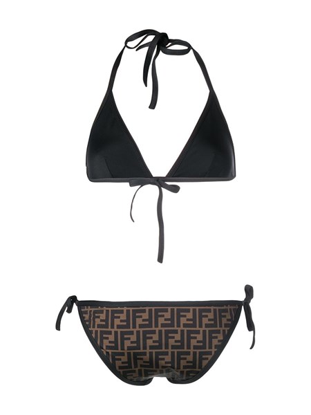 fendi black lycra bikini