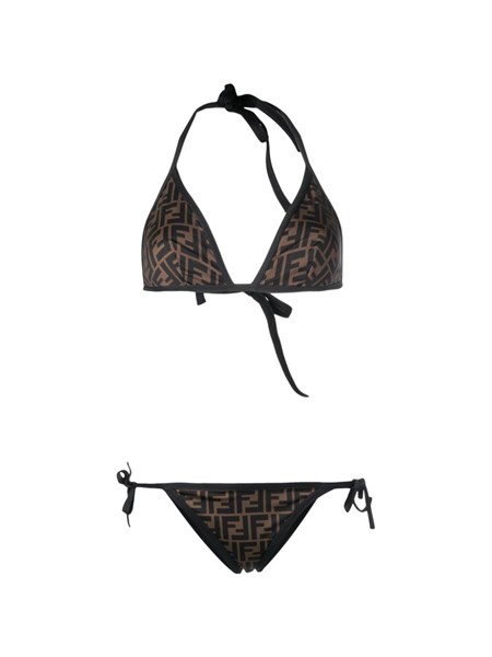 fendi black lycra bikini