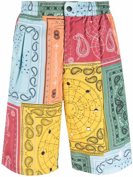 Marcelo Burlon Uomo Bermuda bandana multicolore | Al Duca d'Aosta