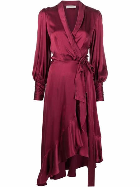 Zimmermann Silk wrap midi dress for 