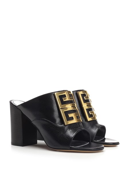 Givenchy 4g mules in black leather for 