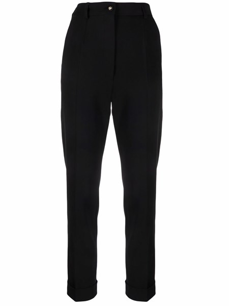 Dolce \u0026 Gabbana Donna Pantaloni neri a vita alta | Al Duca d'Aosta