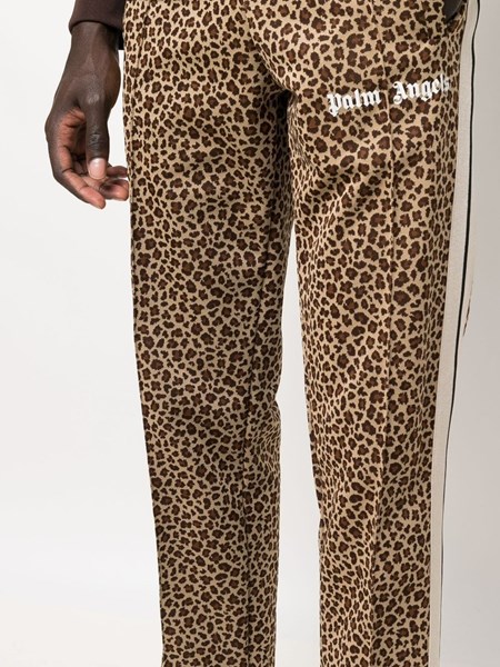 Palm Angels Uomo Track pants leopardati | Al Duca d'Aosta