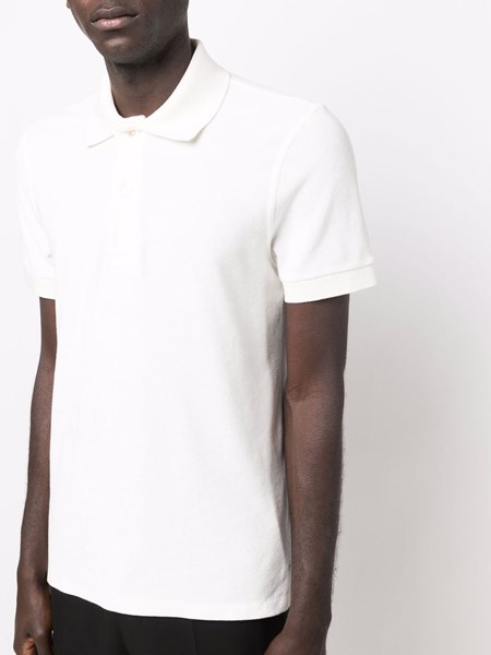 Tom Ford White terry polo shirt for Men 