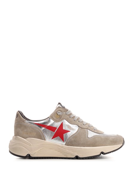 Sneakers alte Sky-Star in argento e nero - uomo - GOLDEN GOOSE -  divincenzoboutique.com