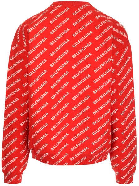 balenciaga red sweater