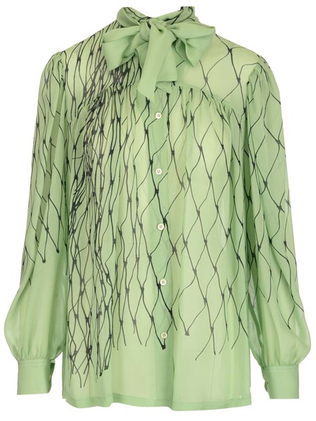 Dries Van Noten Mesh print shirt for 
