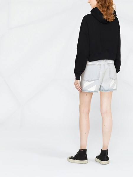Palm Angels Donna Felpa crop logo arcobaleno | Al Duca d'Aosta