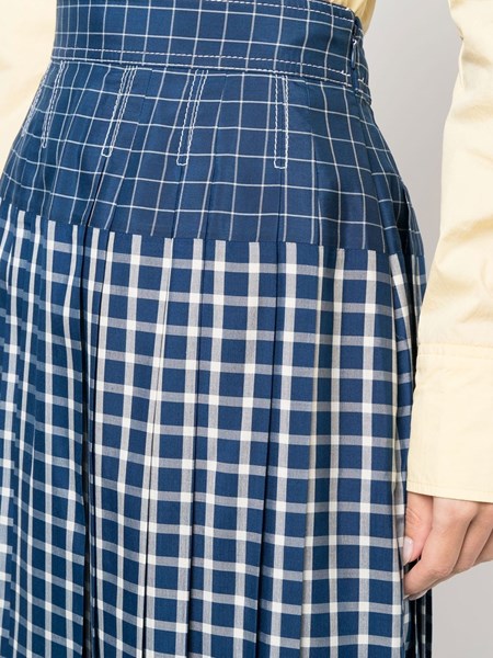 Tory Burch Donna Gonna in seta a quadri | Al Duca d'Aosta