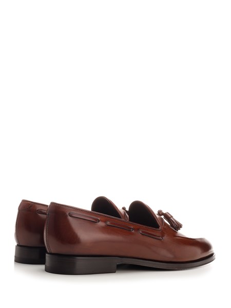 cognac colored loafers