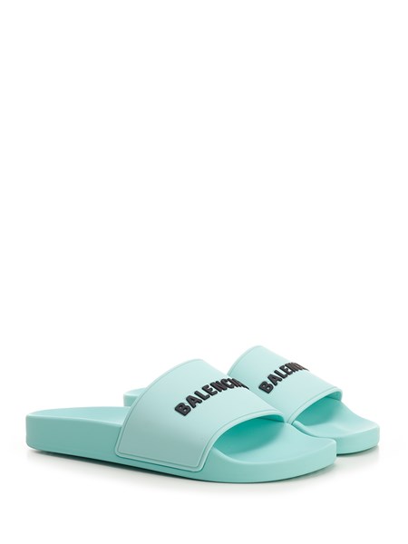 Balenciaga Donna Ciabatte piscina logo | Al Duca d'Aosta